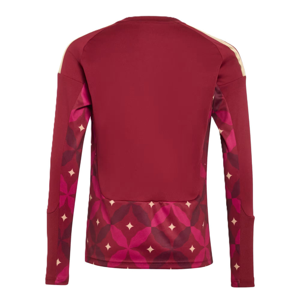 2026-2027 Italy Home Goalkeeper Shirt (Burgundy) - Kids_1