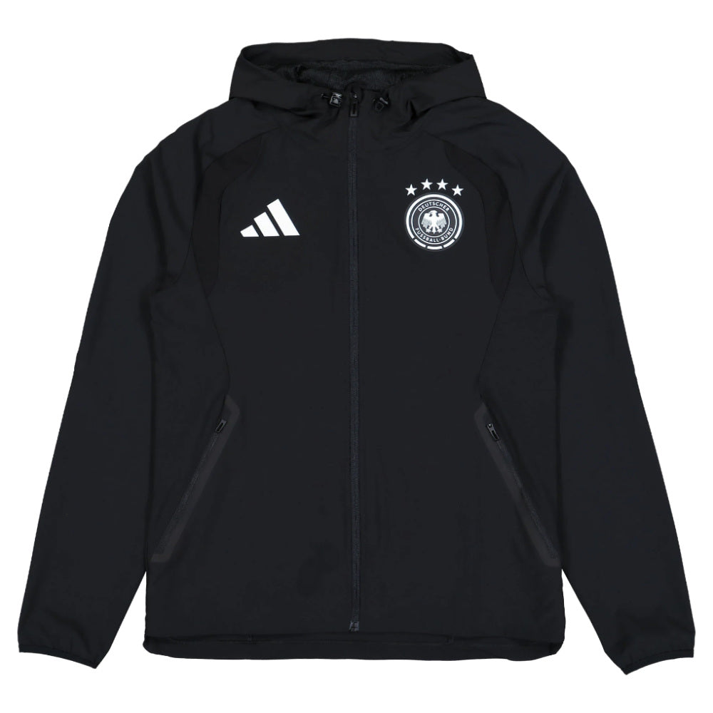 2026-2027 Germany Tiro Travel Full Zip Windbreaker (Black)_0