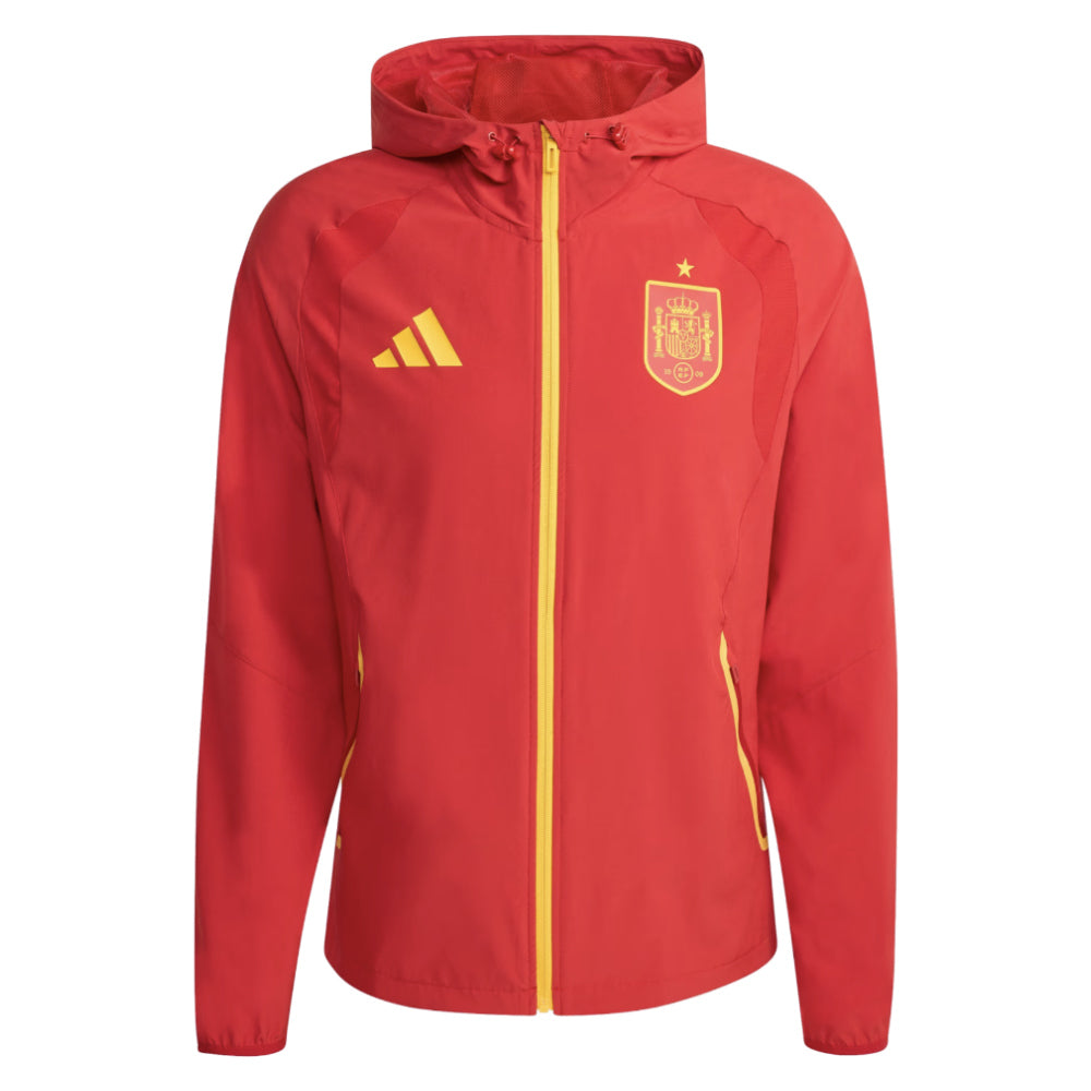 2026-2027 Spain Travel Full Zip Windbreaker (Red)_0