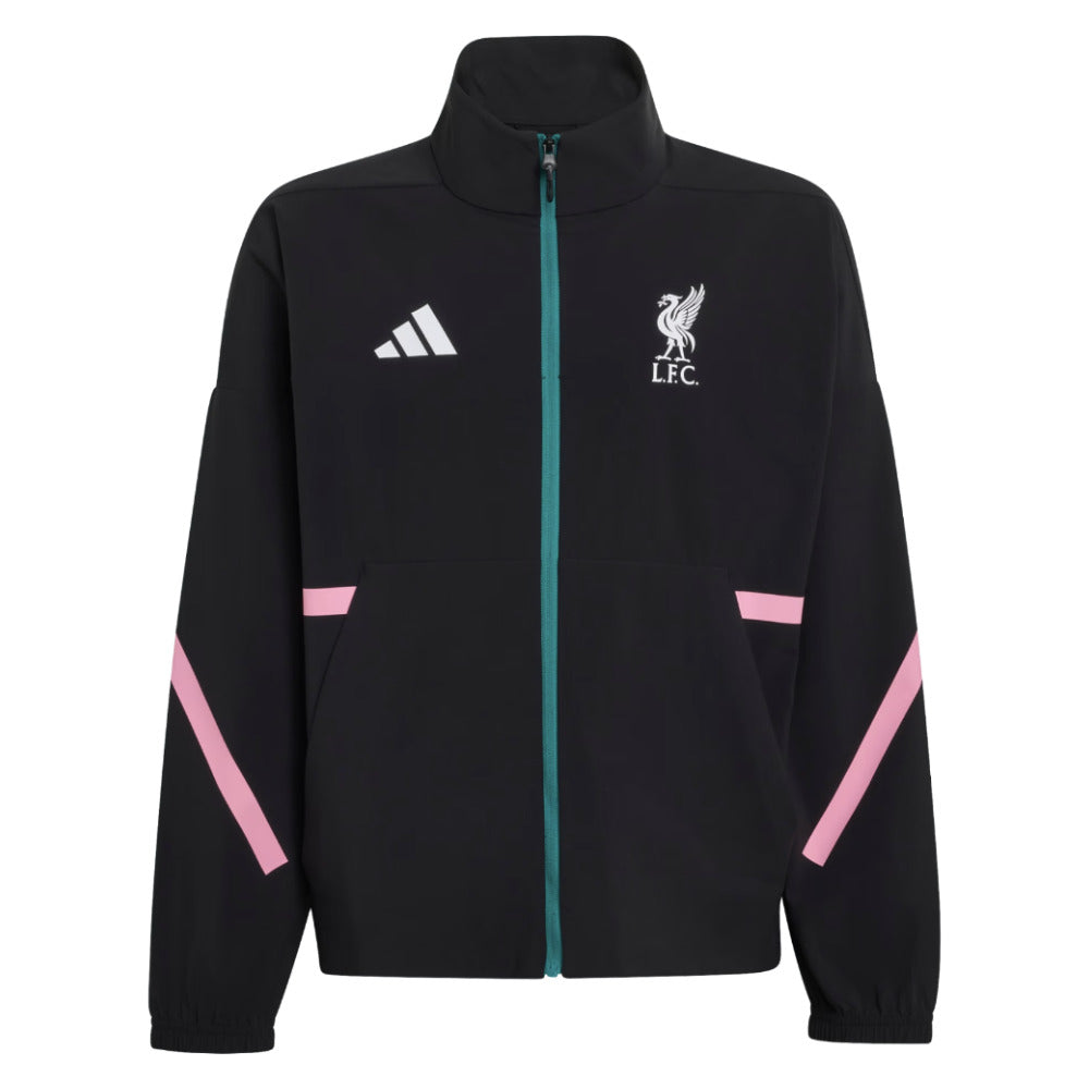 2025-2026 Liverpool Anthem Jacket (Black) - Kids_0