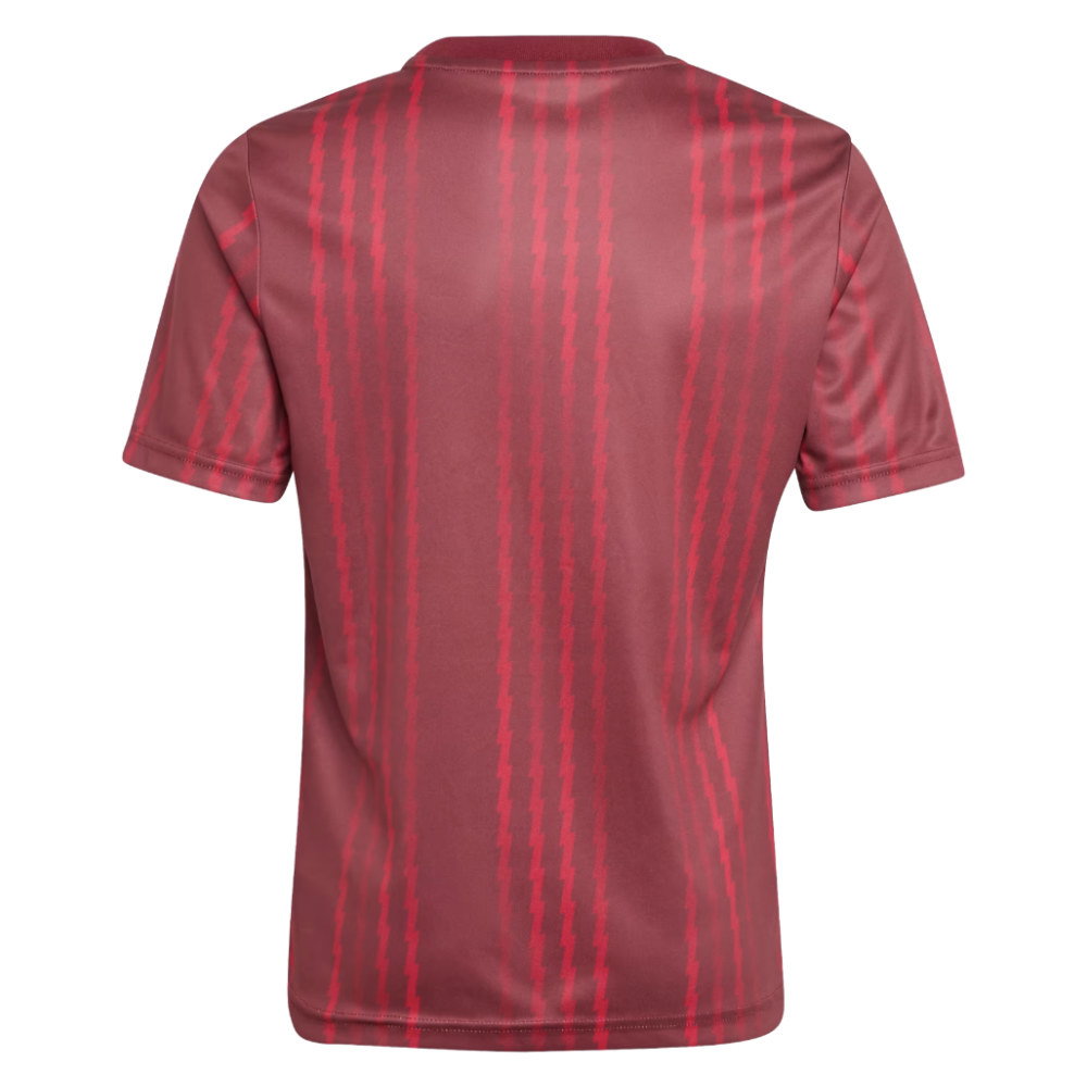 2025-2026 Arsenal Pre-Match Warm Up Shirt (Burgundy) - Kids (Campbell 23)_3