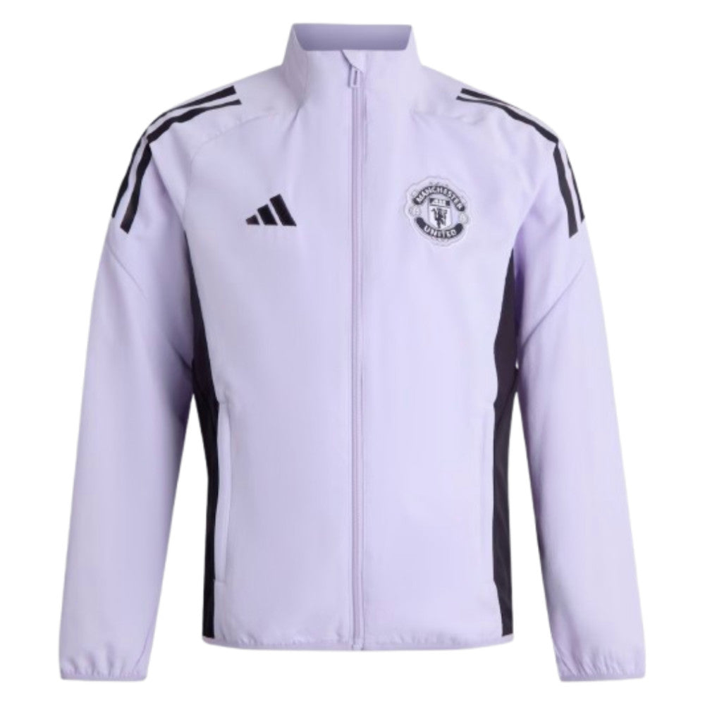 2025-2026 Man Utd Presentation Jacket (Purple Tint) - Kids_0