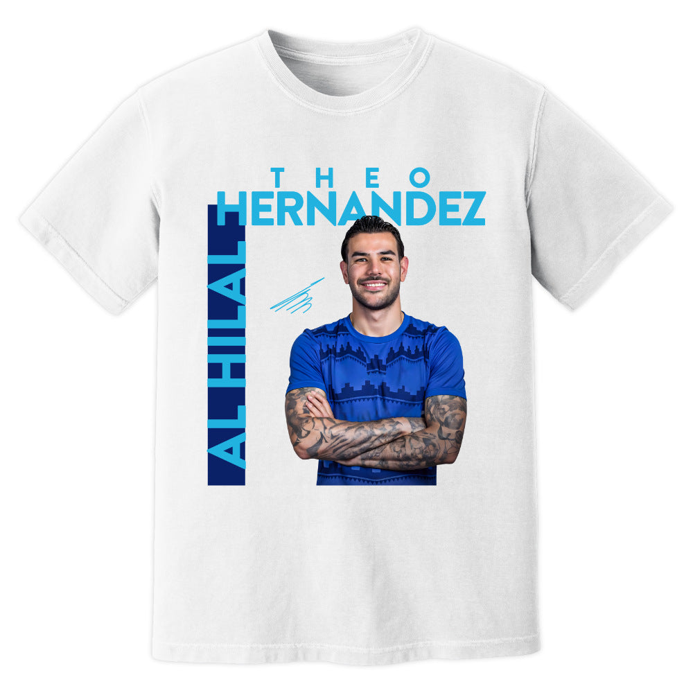 Theo Hernandez Al Hilal New Signing T-Shirt (White)_1