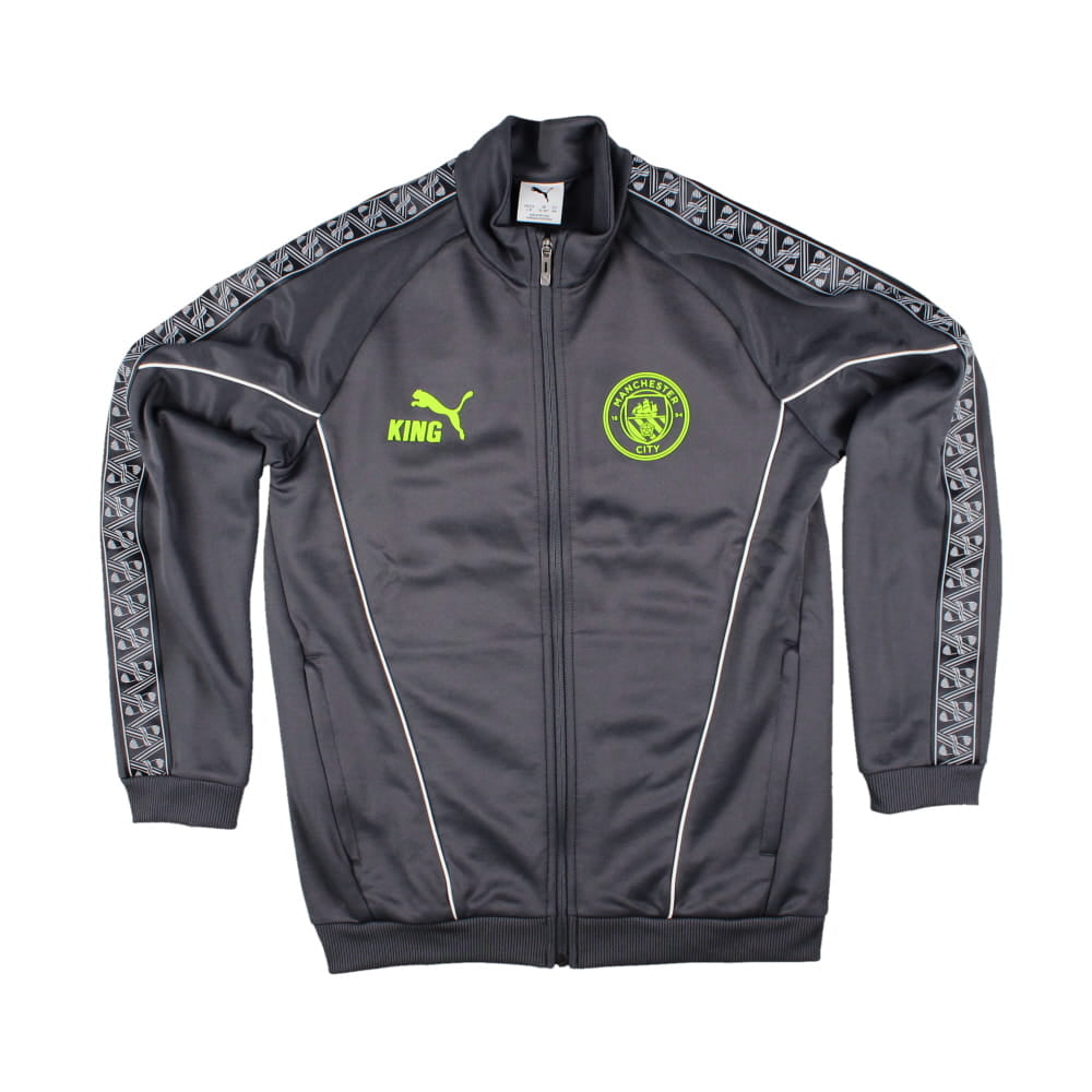 2025-2026 Man City KING Anthem Jacket (Grey) - Kids_0