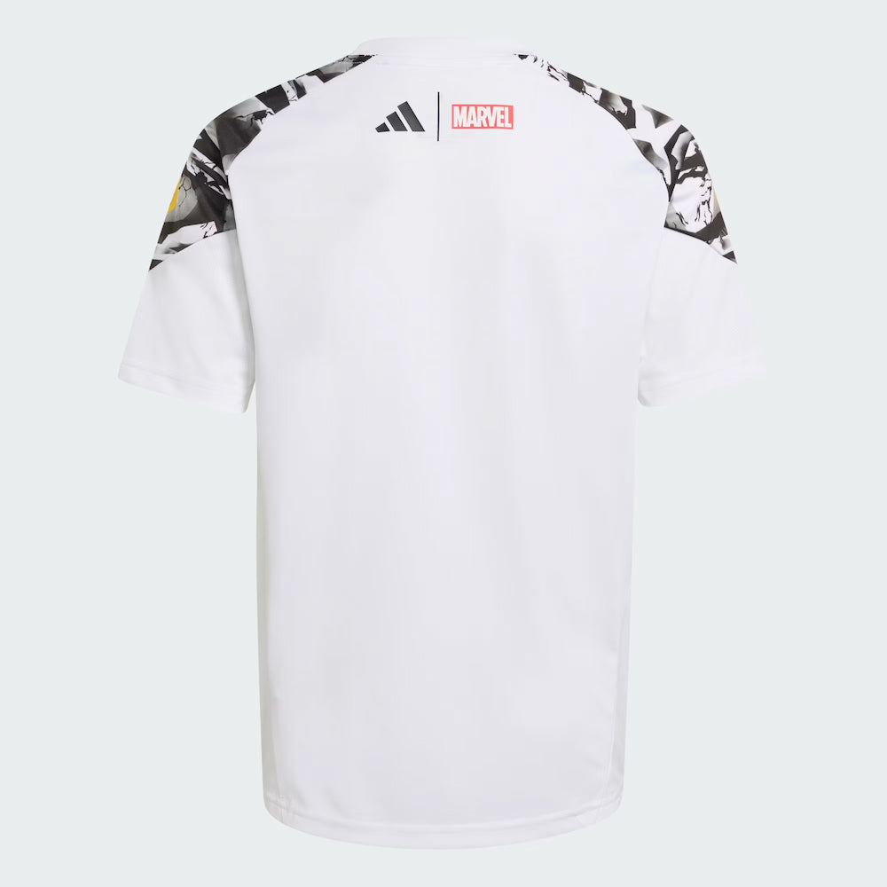 2025-2026 Real Madrid Marvel Avengers Training Shirt (White) - Kids_2