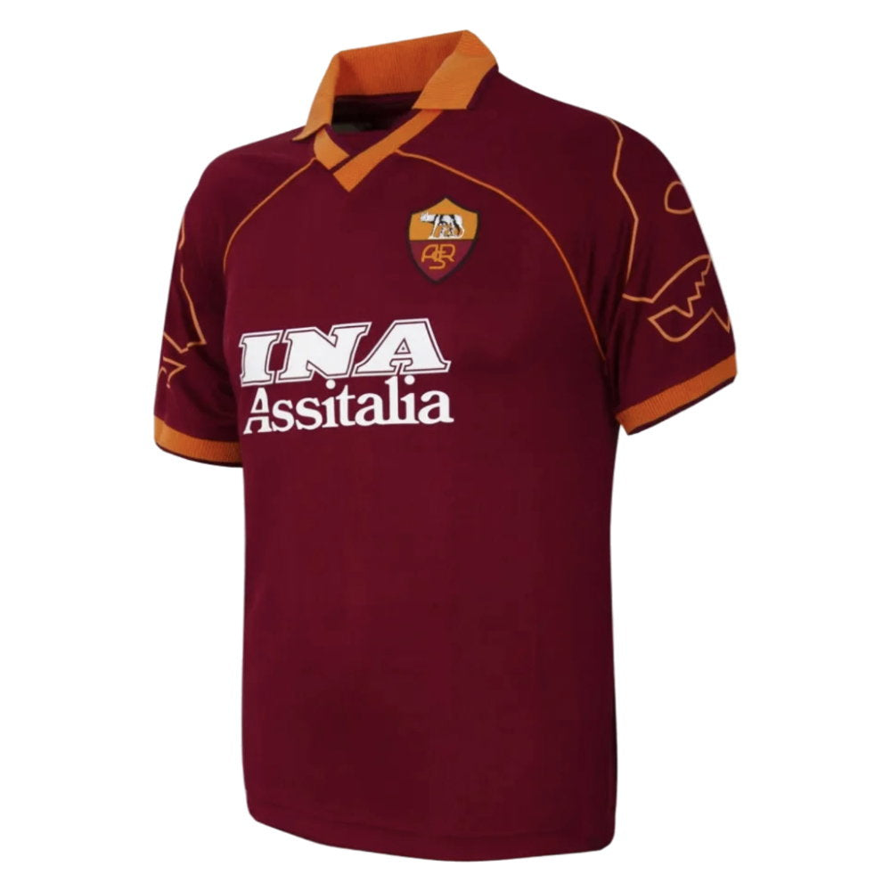 1999-2000 Roma Home Retro Football Shirt (Aldair 6)_2