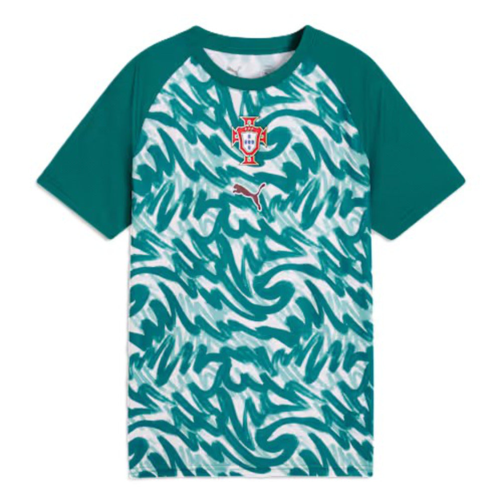 2026-2027 Portugal Warm Up Jersey (Green) - Kids (Ruben Dias 3)_2