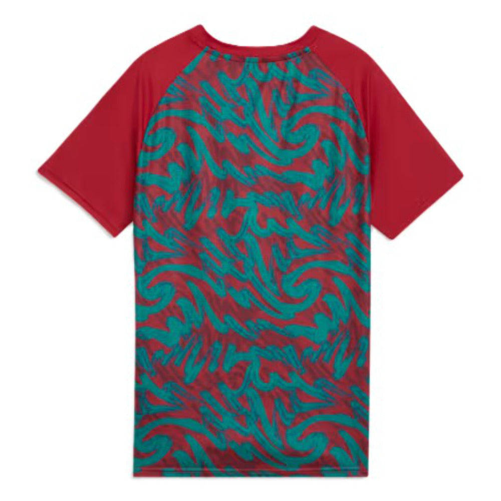 2026-2027 Portugal Warm Up Jersey (Red) - Kids (R.Leao 17)_3