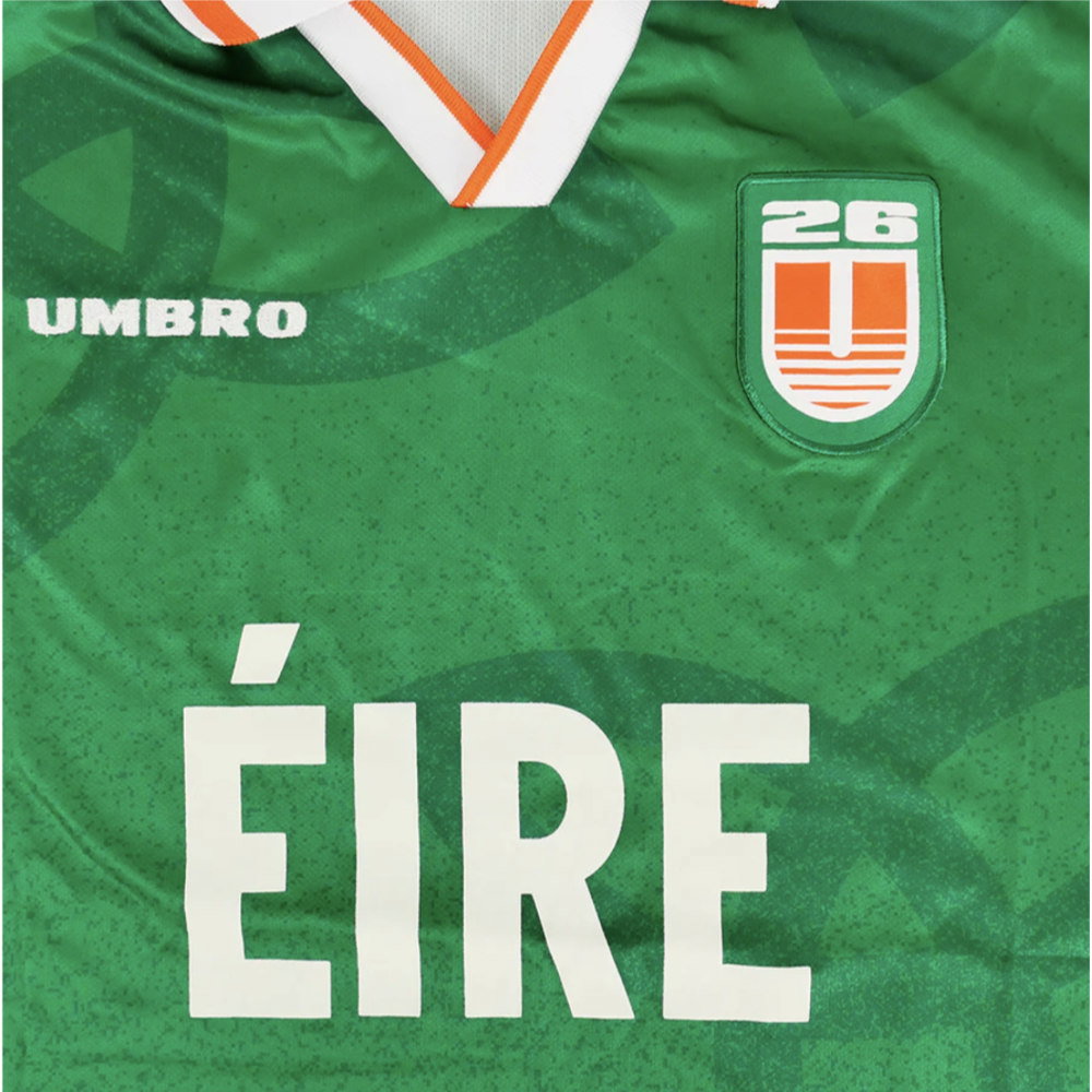 UMBRO Ireland World Cup 26 Football Shirt (Keane 10)_4