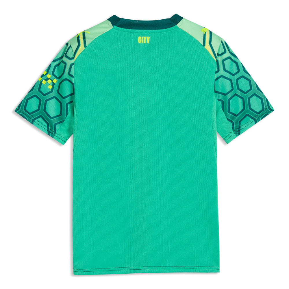 2026-2027 Man City Goalkeeper Shirt (Green) - Kids (Donnarumma 25)_1