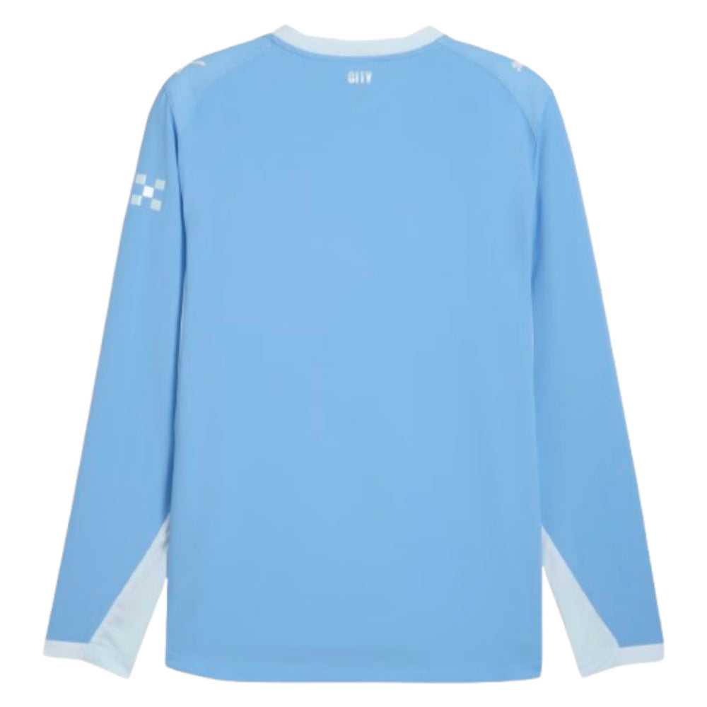 2026-2027 Man City Authentic Long Sleeve Home Shirt (Haaland 9)_1