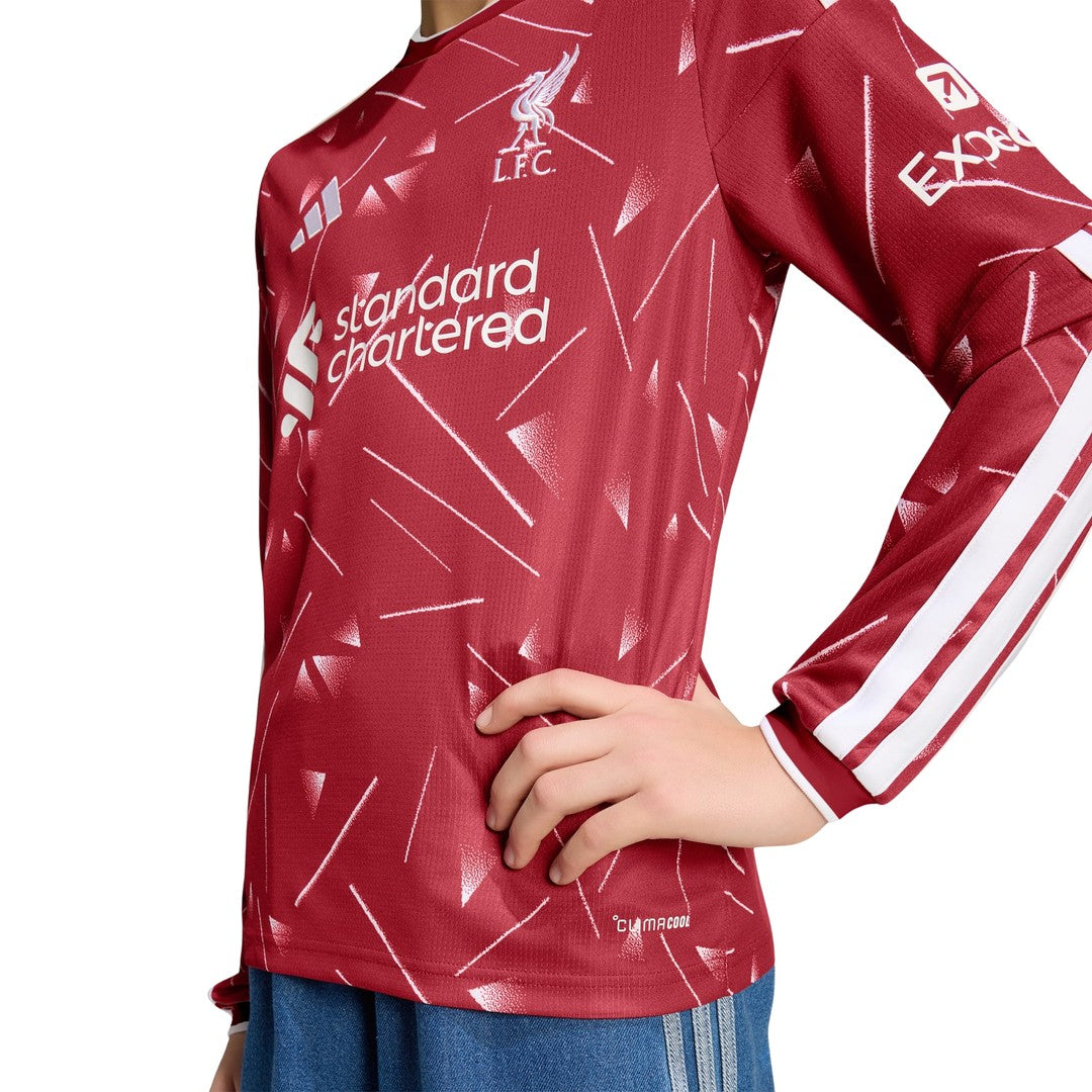 2026-2027 Liverpool Long Sleeve Home Shirt (Kids)_2