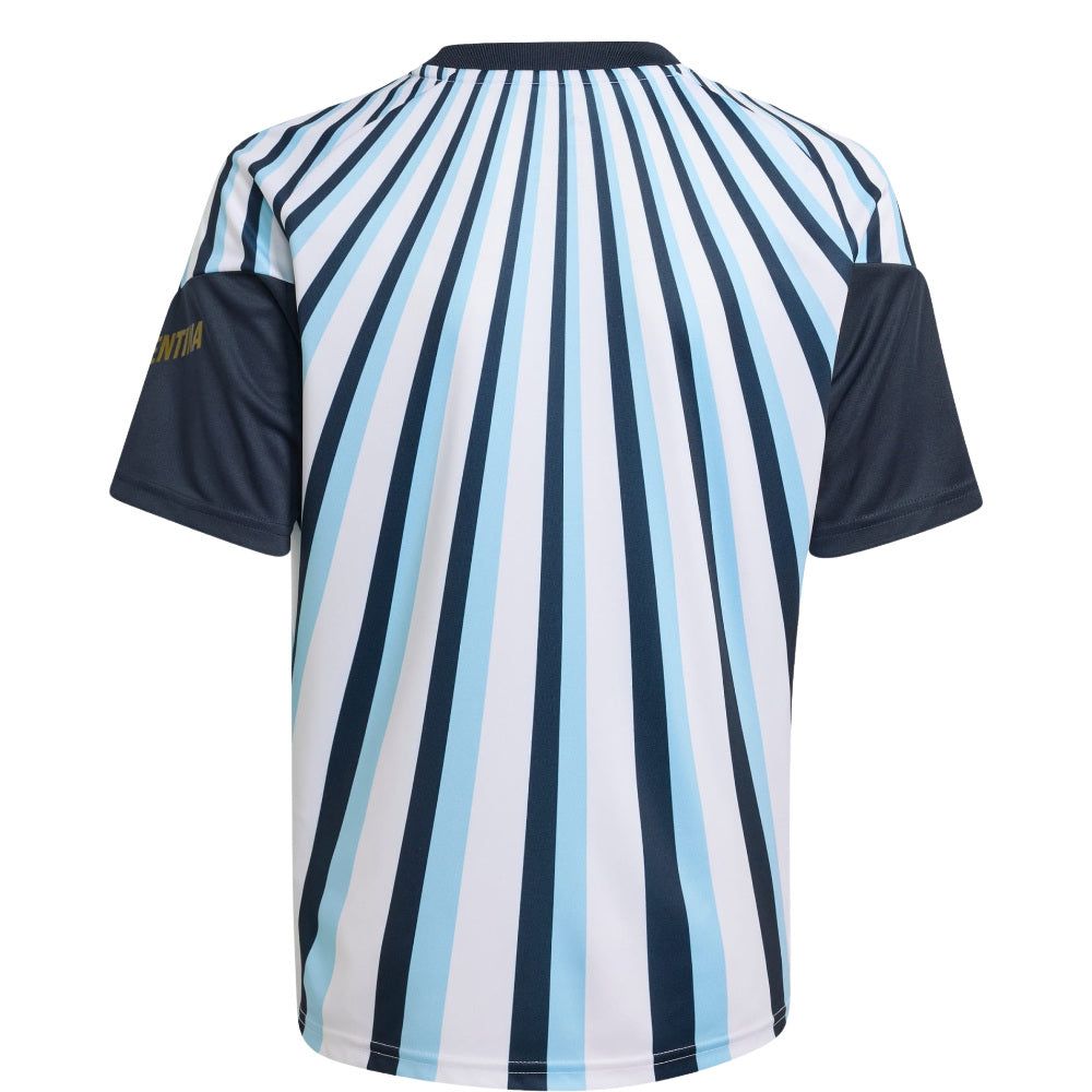 2026-2027 Argentina Home Pre-Match Shirt (White) - Kids (J.Alvarez 9)_3