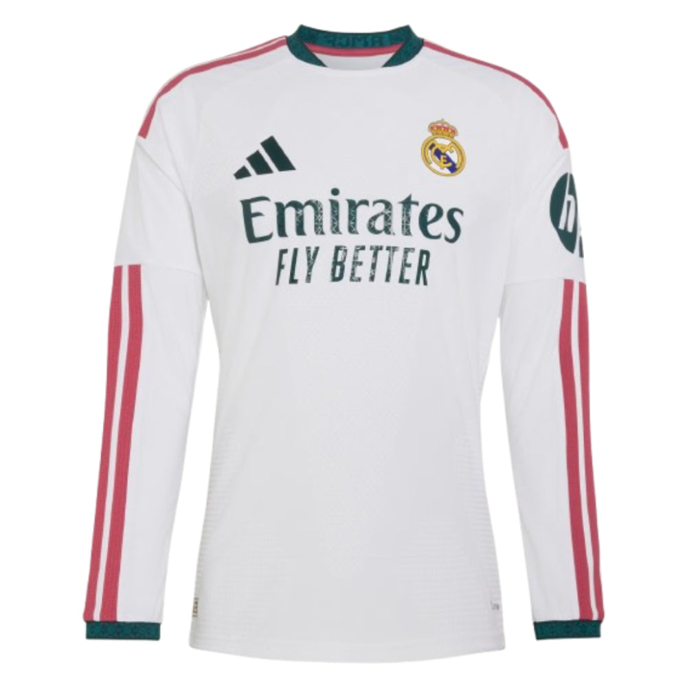 2026-2027 Real Madrid Authentic Long Sleeve Home Shirt_0