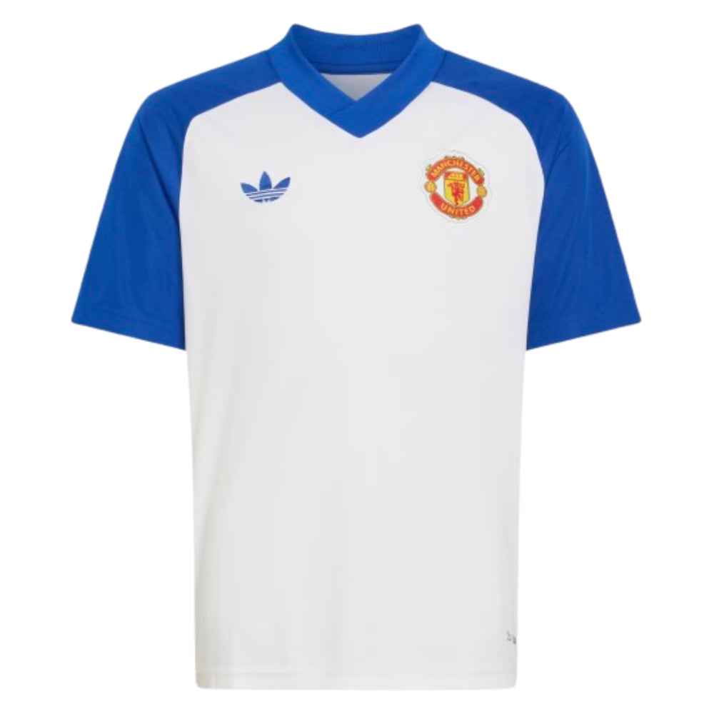 2026-2027 Man Utd Away Pre-Match Shirt (White) - Kids_0
