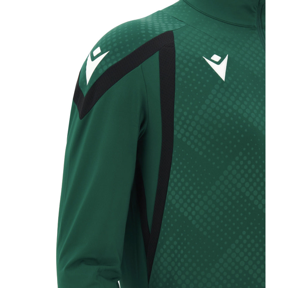 2026-2027 Wales Rugby 1/4 Zip Training Top (Green) - Kids_2