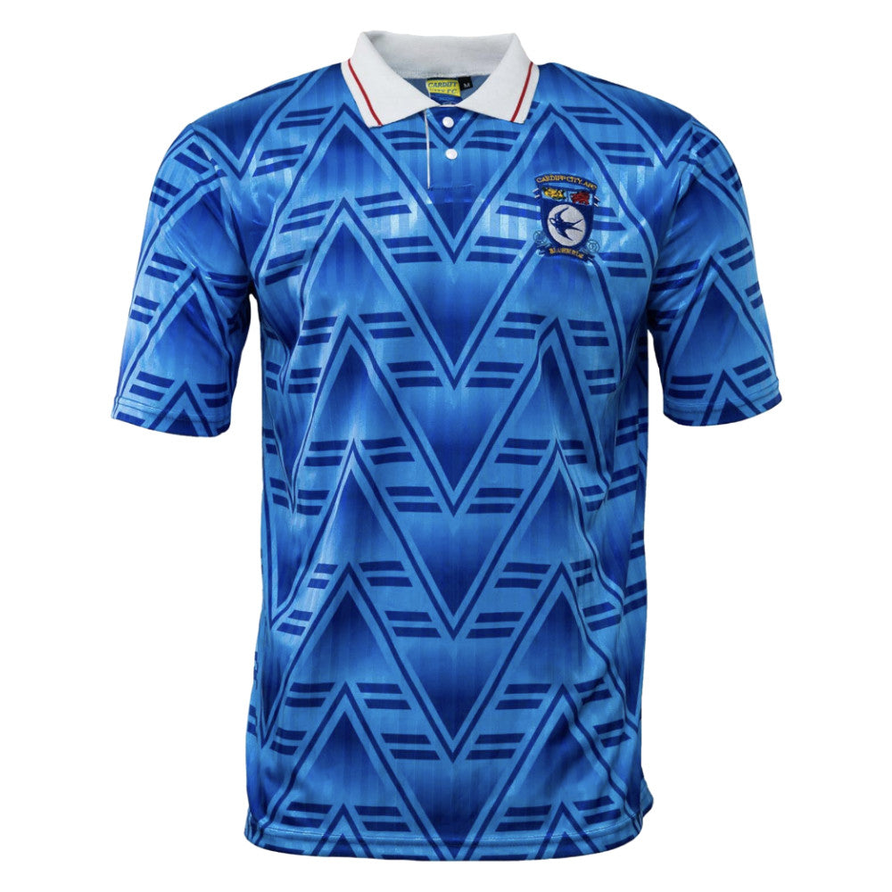 1991 Cardiff City Retro Home Shirt_0