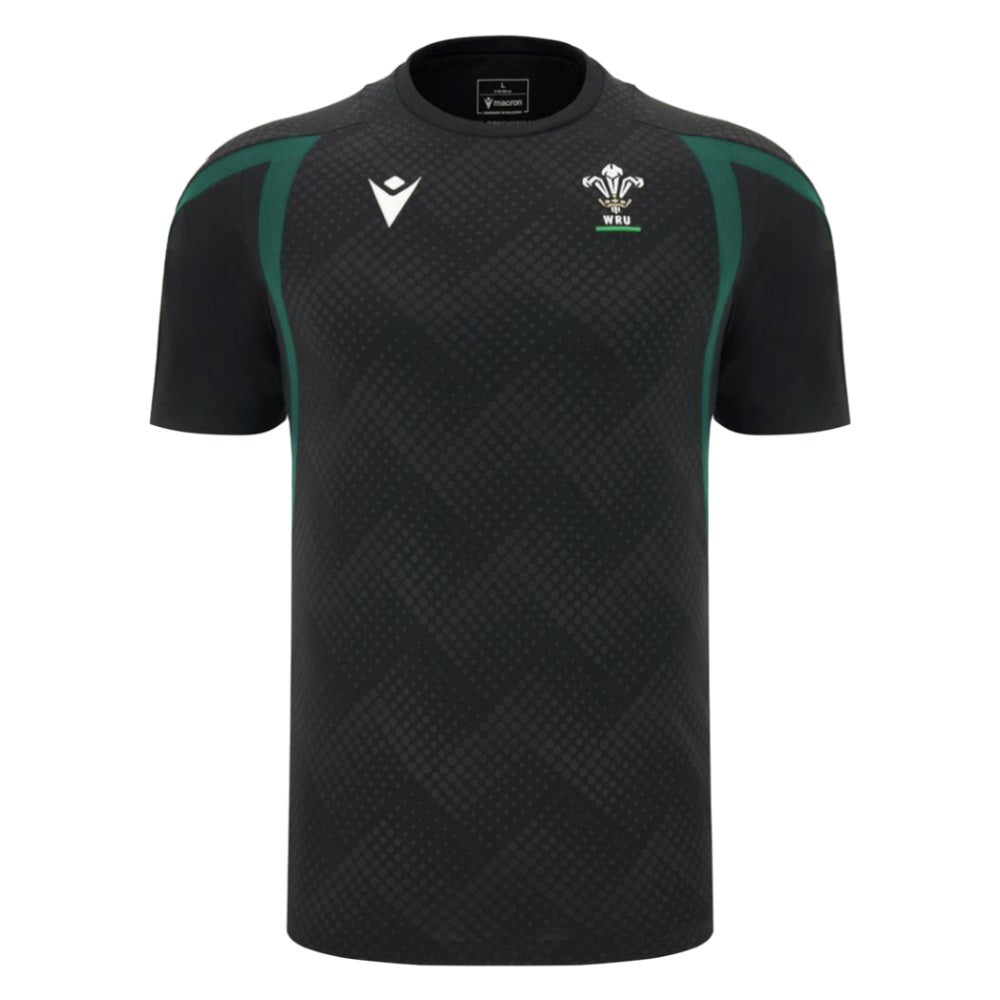 2026-2027 Wales WRU Rugby Player Training Shirt (Black)_0