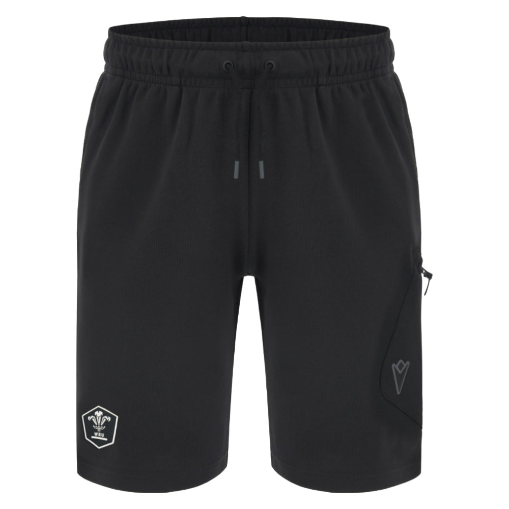 2026-2027 Wales WRU Bermuda Travel Shorts (Black)_0