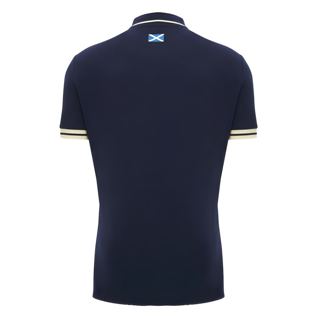 2026-2027 Scotland Rugby Polo Shirt (Navy/Sand) - Kids_1