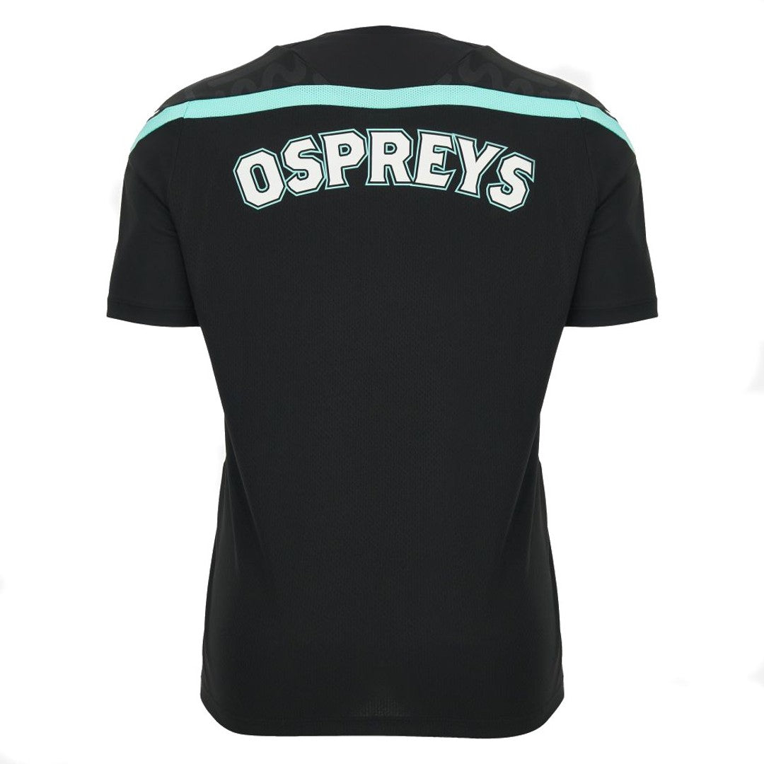 2026-2027 Ospreys Rugby Poly Training Shirt (Black)_1