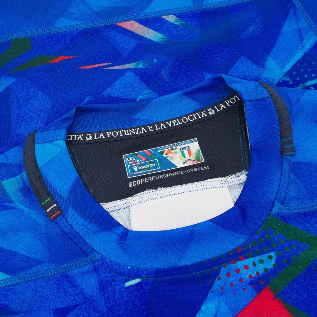 2026-2027 Italy Rugby Authentic Home Slim Fit Body Shirt_4