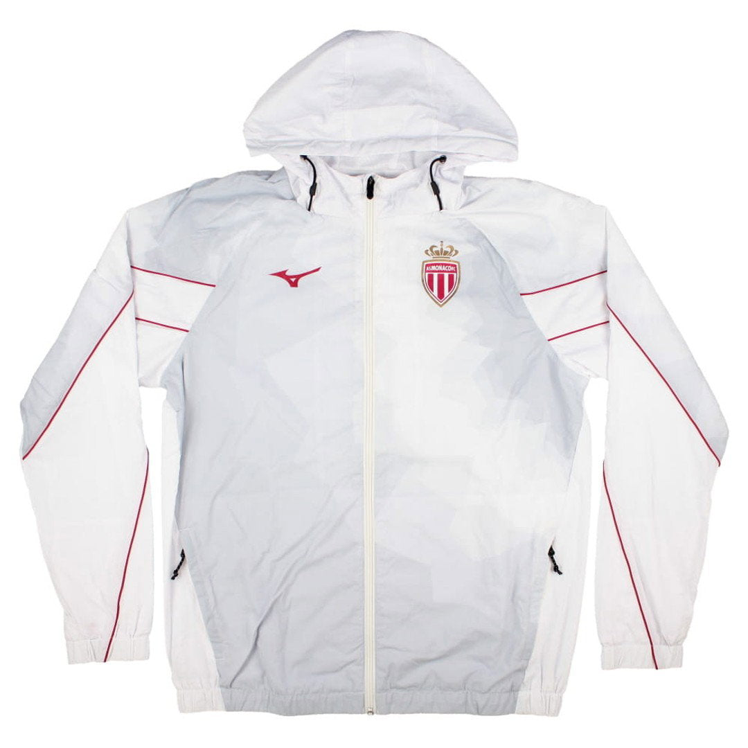 2026-2027 AS Monaco Hooded Anthem Jacket (White)_0