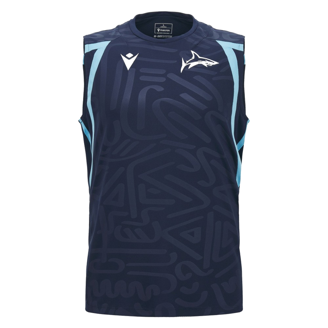 2026-2027 Sale Sharks Sleeveless Training Shirt (Navy)_0