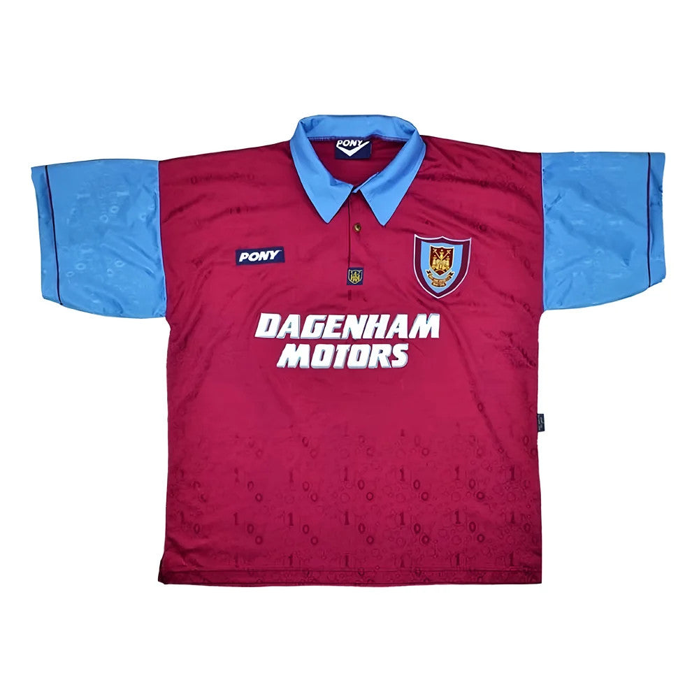 West Ham 1995-96 Home Shirt (XL) (Excellent)_1