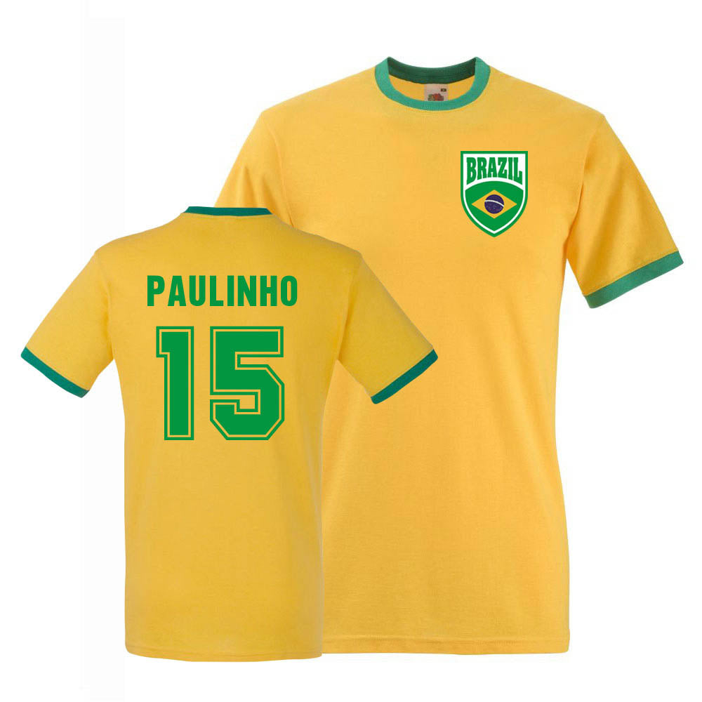 Paulinho Brazil Ringer Tee (yellow)_0