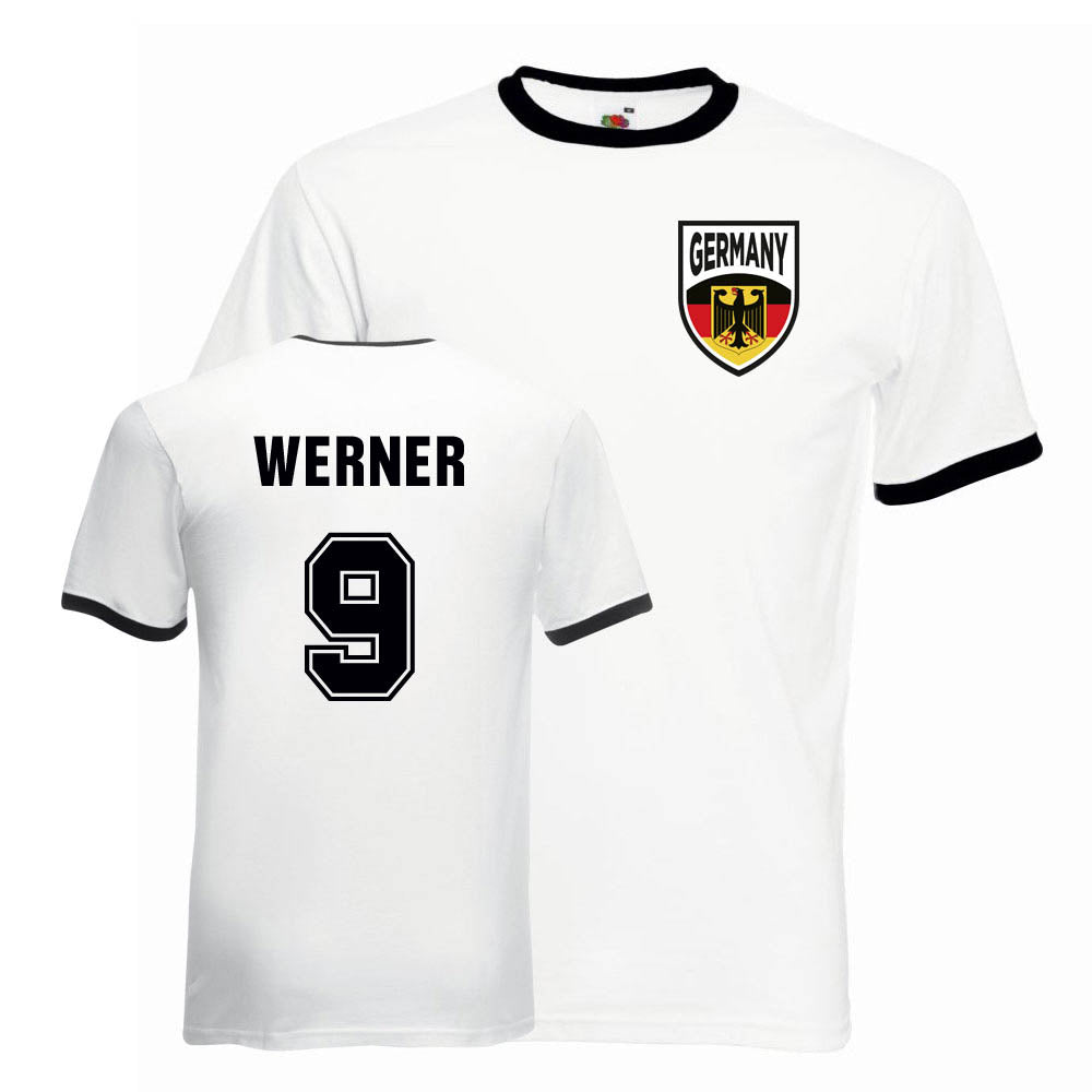 Timo Werner Germany Ringer Tee (white-black)_1