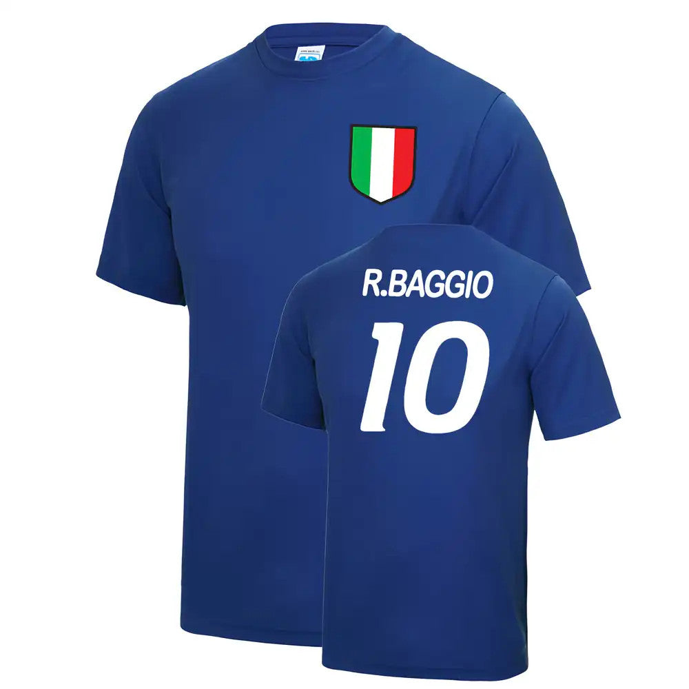 Roberto Baggio Italy World Cup Football T Shirt_0