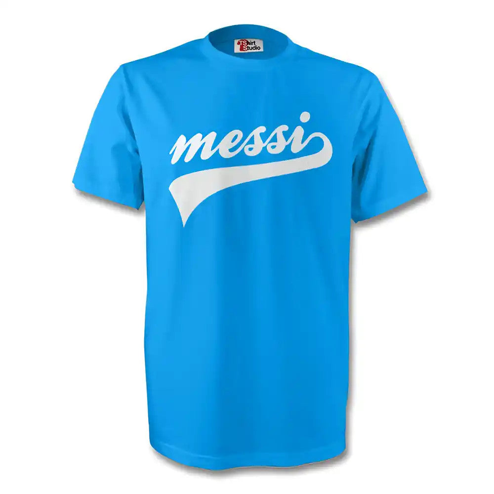 Lionel Messi Argentina Signature Tee (sky Blue) - Kids_1