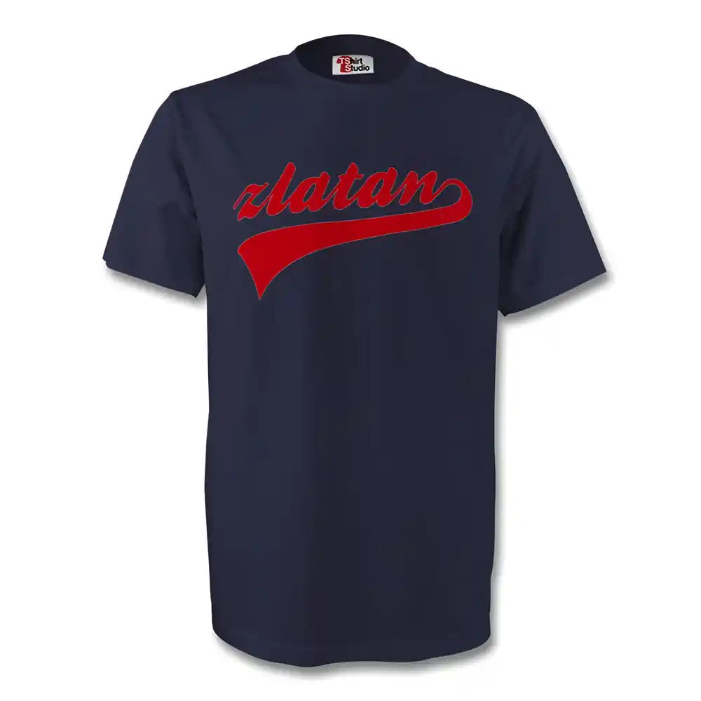 Zlatan Ibrahimovic Psg Signature Tee (navy) - Kids_0