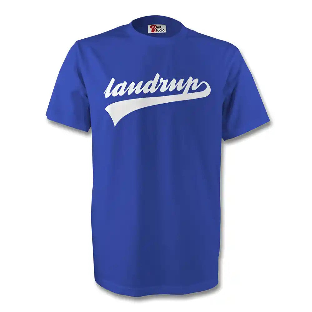 Brian Laudrup Rangers Signature Tee (blue)_1