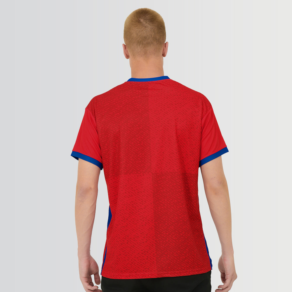 Spain Legacy Football Jersey Red (Wolvate) Kids Short Sleeve_1