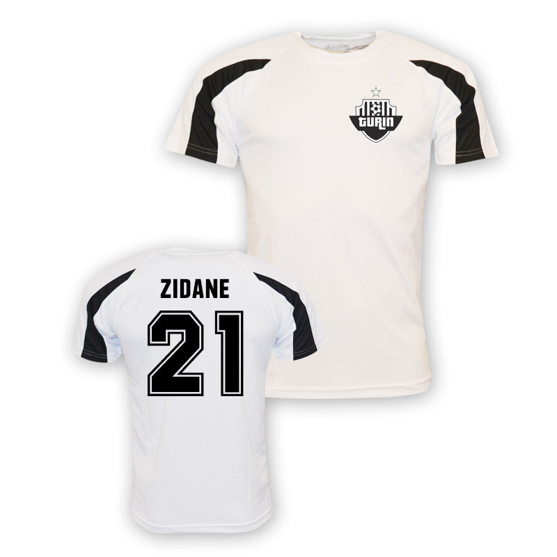 Zinedine Zidane Juventus Sports Training Jersey (white) - Kids_1