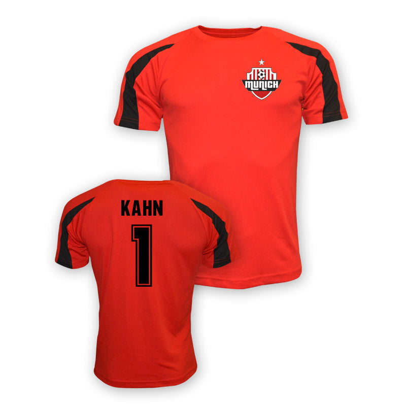 Olivier Kahn Bayern Munich Sports Training Jersey (red) - Kids_0