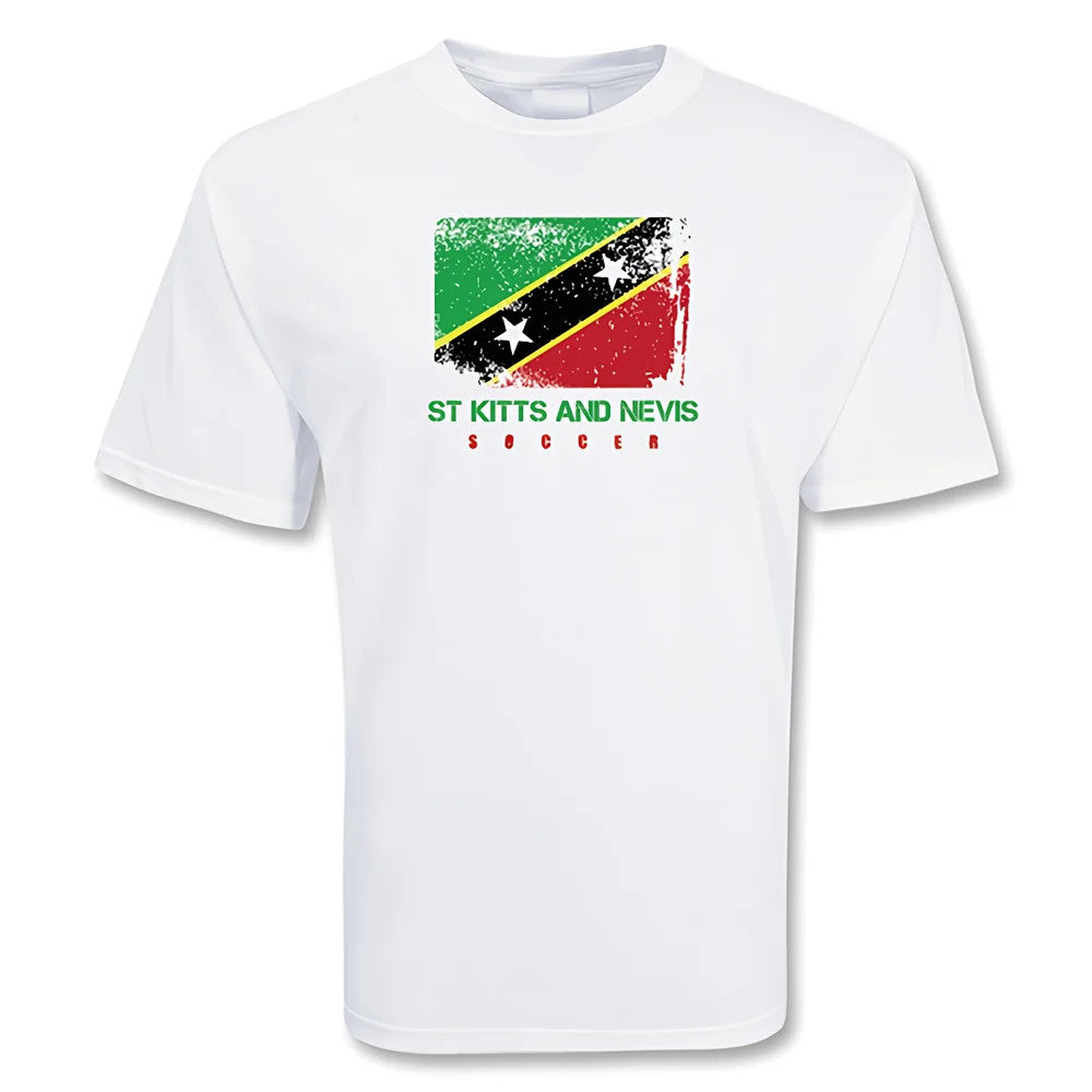 St Kitts And Nevis Soccer T-shirt_0