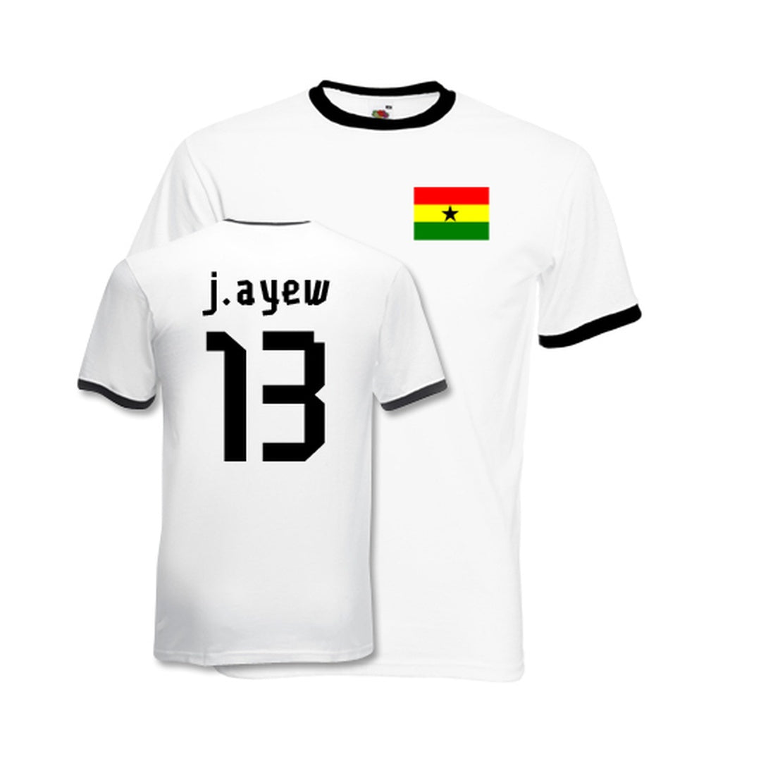 Jordan Ayew Ghana Ringer Tee (white)_1