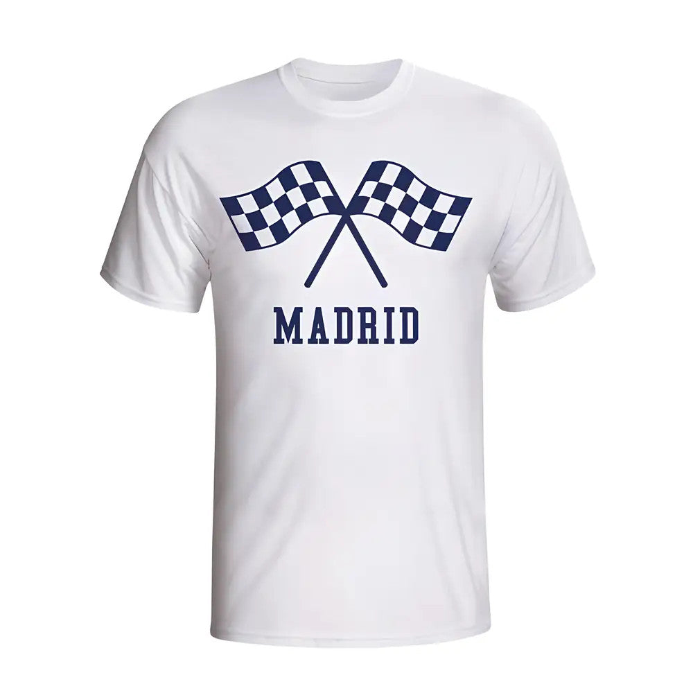 Real Madrid Waving Flags T-shirt (white)_1
